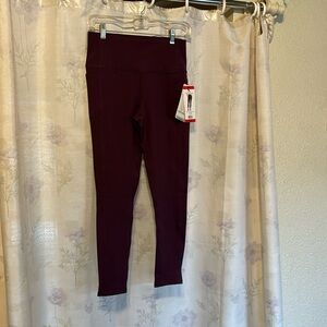 Leggings, purple, size M,